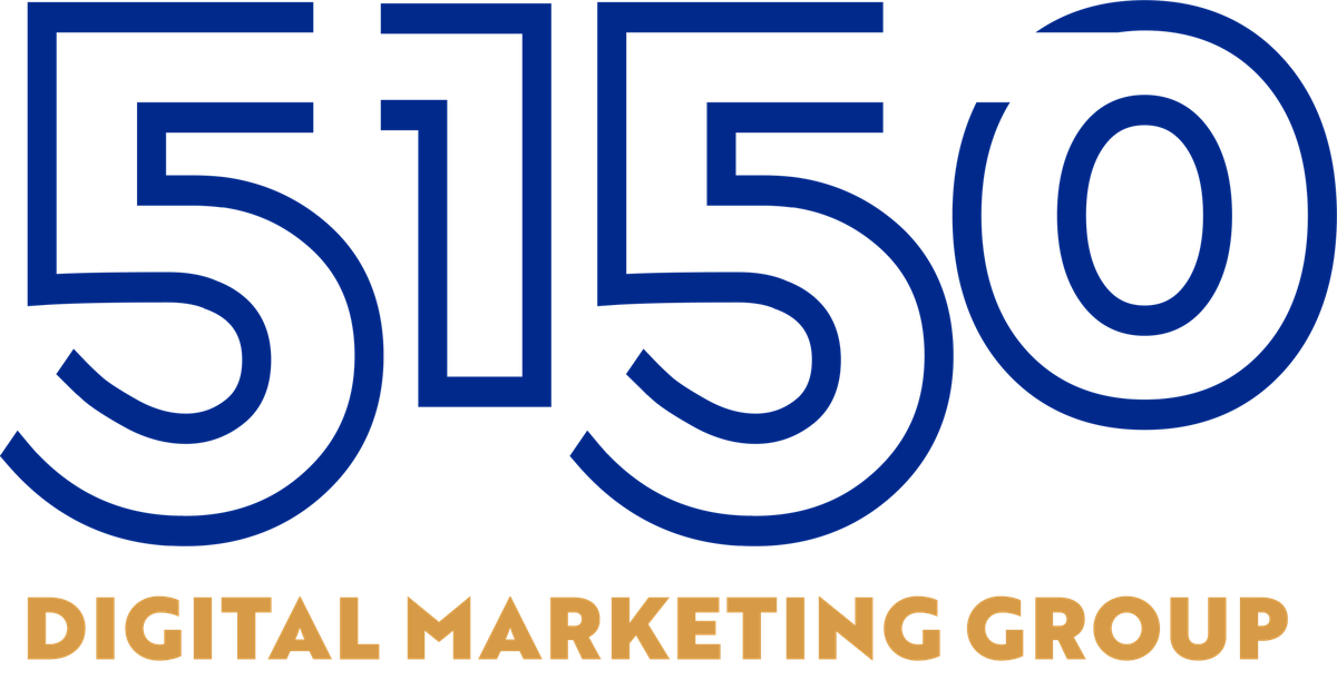 Fifty One Fifty, logo, blue on gray, 2021