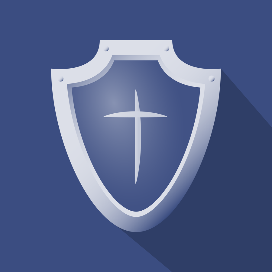 A Defense for Catholicism, mark in dark blue, 2022